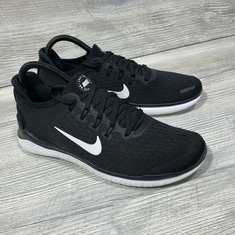NIKE FREE RN 2024 Black White Running Sneakers Womens Size 7.5 US 942837-001